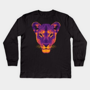 The Dark Lioness Kids Long Sleeve T-Shirt